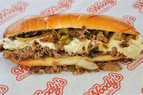 Woody's cheesesteak - Jun 22, 2023 · June 22, 2023. The best Philly cheesesteaks in Atlanta have come to EAV. With a shorter menu than the original Midtown location, the Woody’s stall at the Southern Feed Store offers their legendary Woody’s steak sandwich and other varieties stuffed with peppers, onions, and a generous portion of meat. 